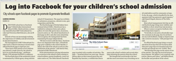 The Orbis School on Facebook Indian Express Pune