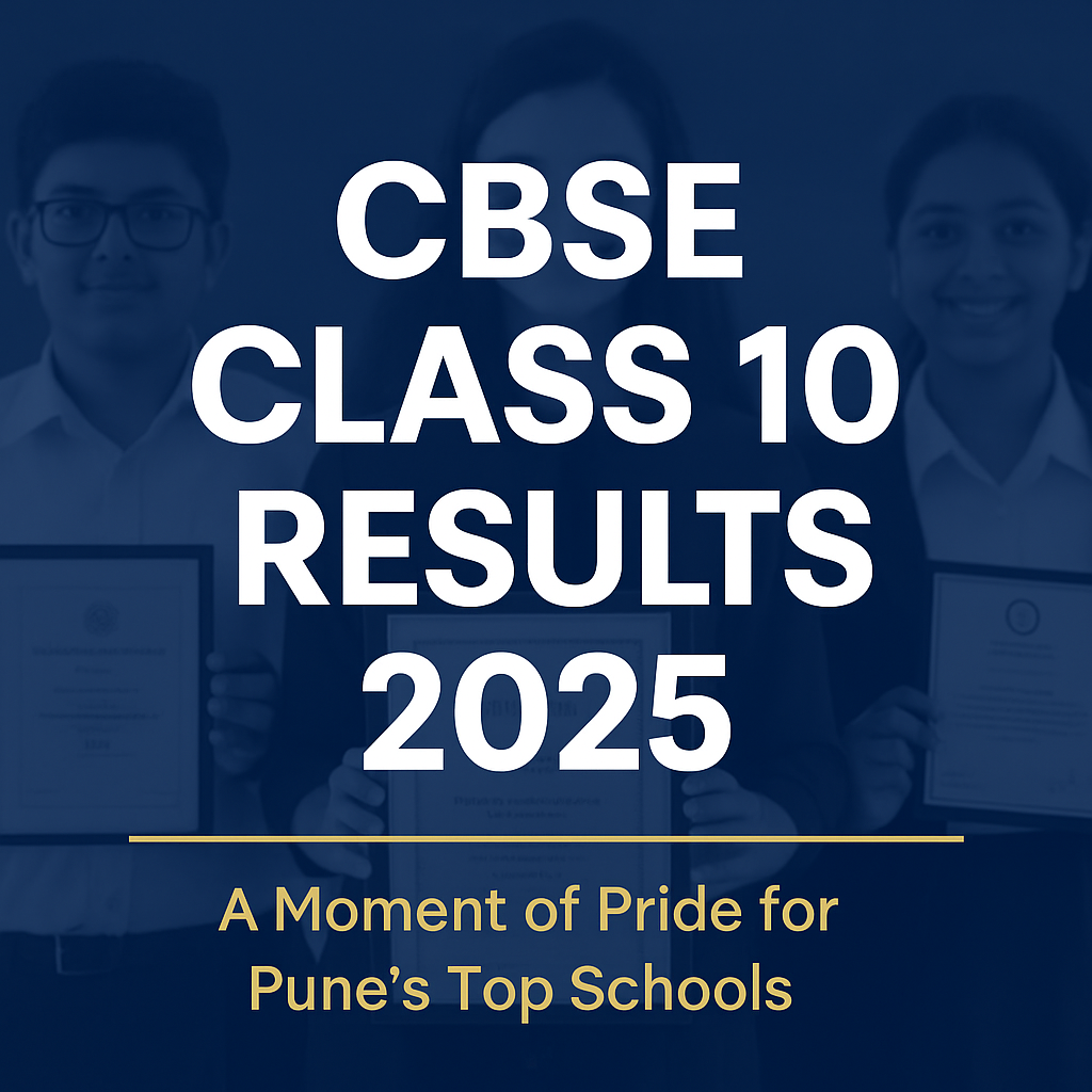 CBSE Class 10 Results 2025 – Students of The Orbis School Pune celebrating success