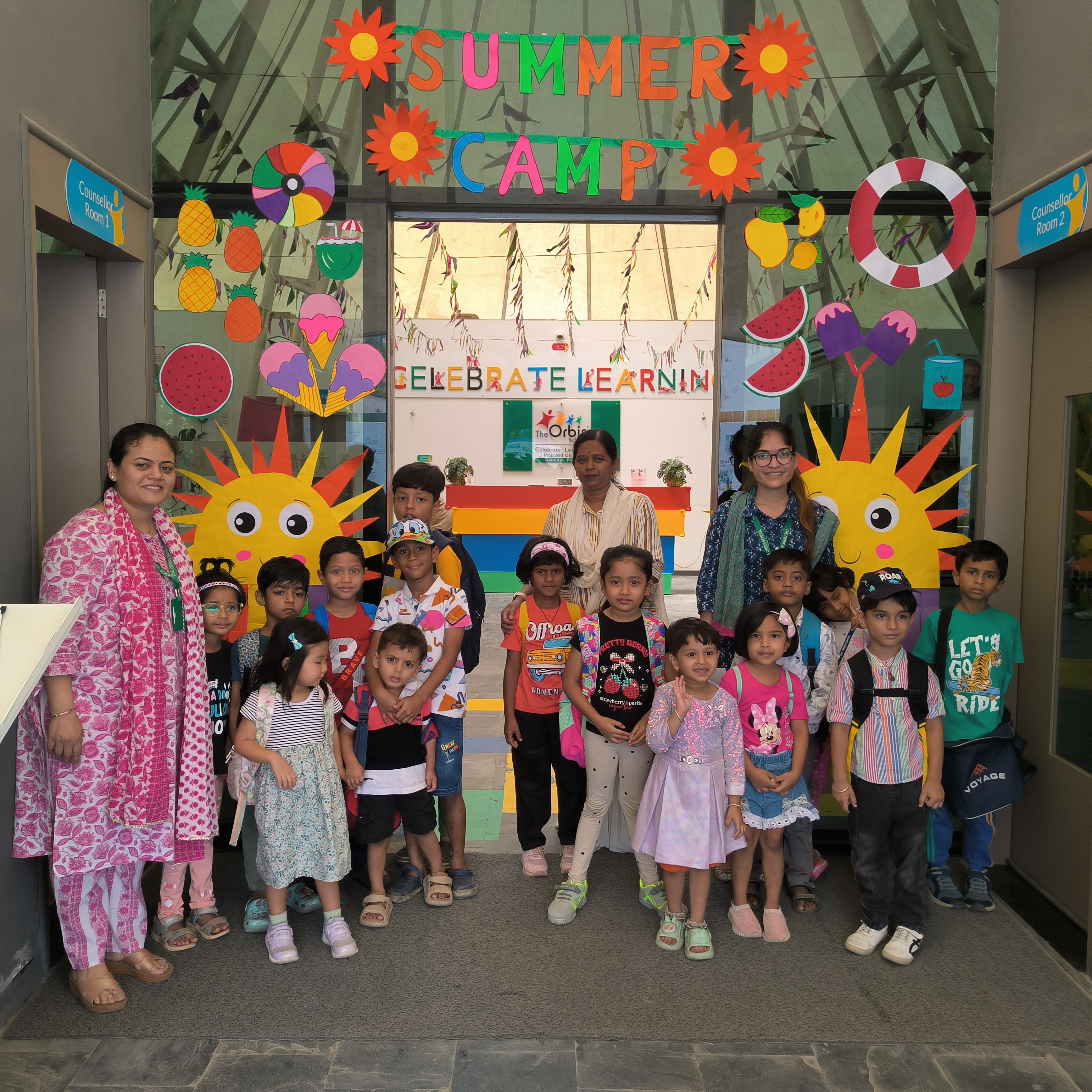 Summer camp activities for students at The Orbis School Pune