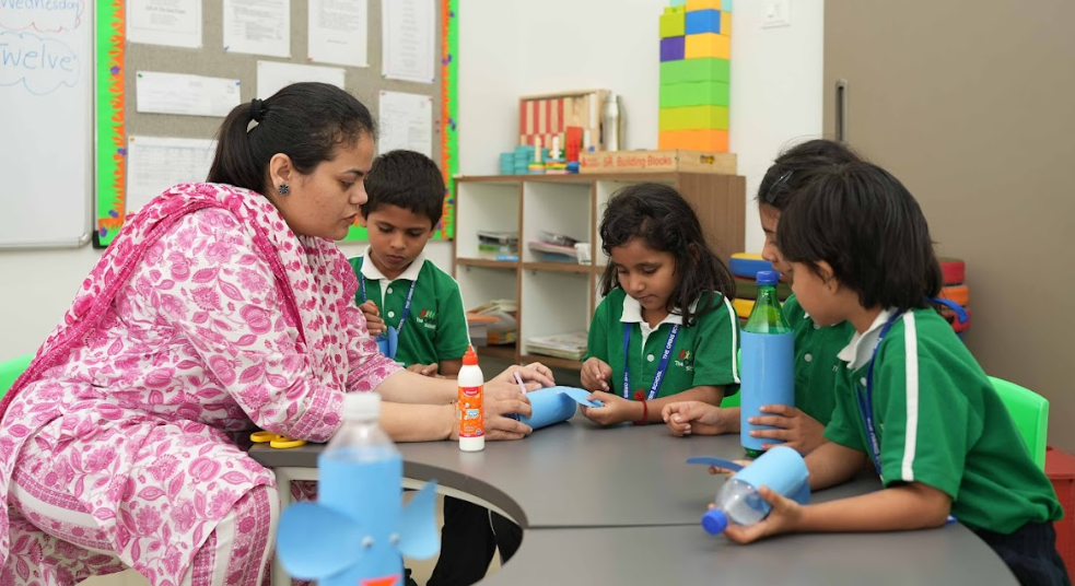 Children engaged in summer learning activities at The Orbis School, Pune