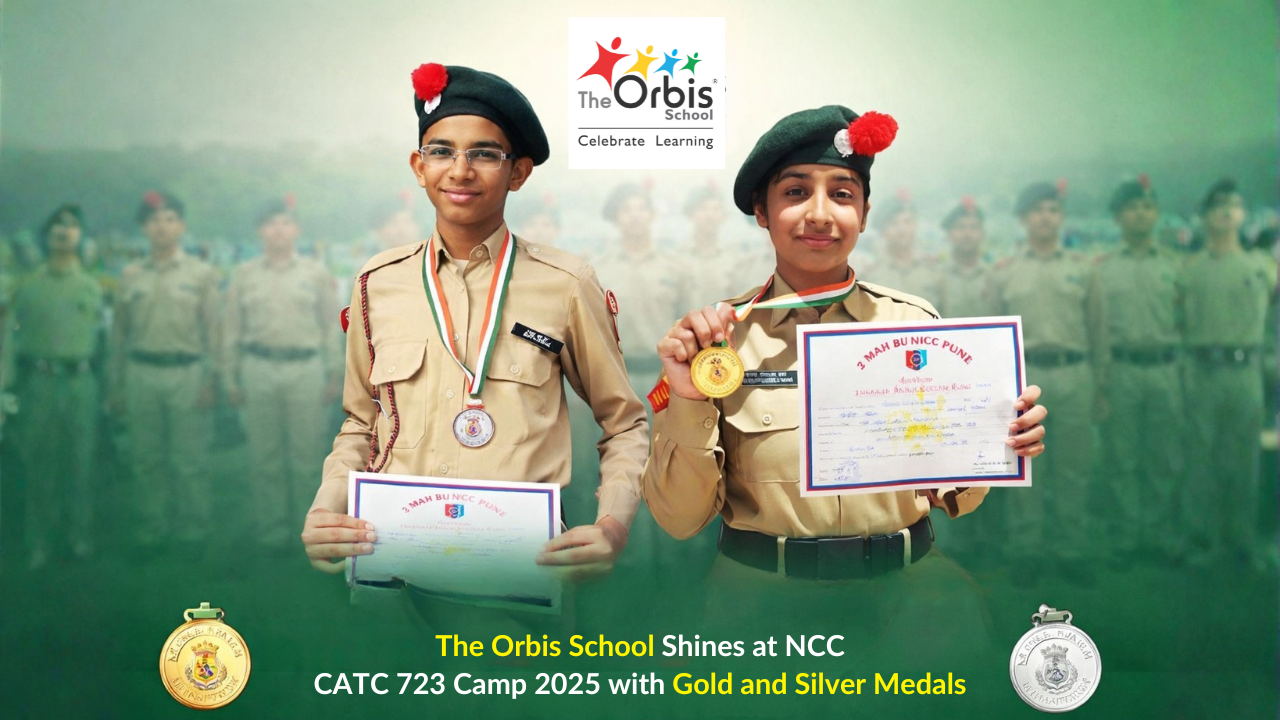 The Orbis School cadets win Gold and Silver medals at NCC CATC 723 Camp 2025