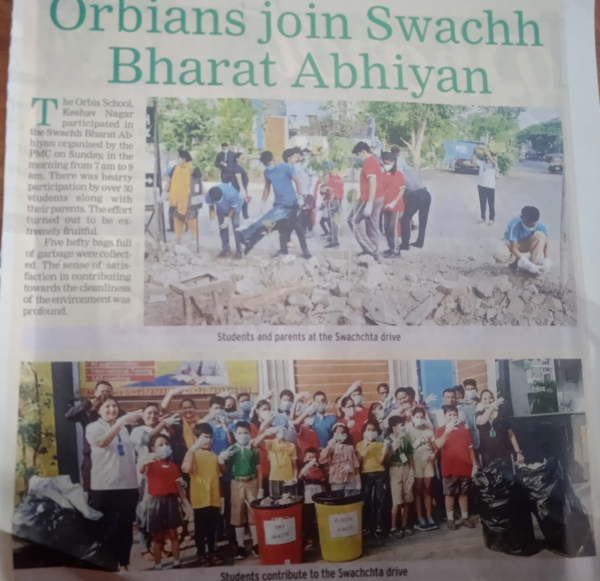 #MediaCoverage #The Orbians Join Swachh Bharat Abhiyan