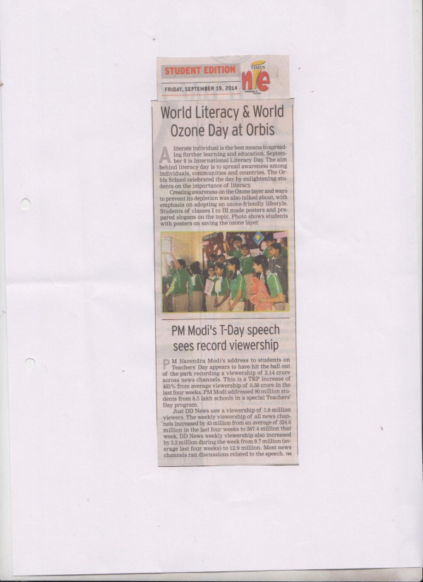 World Literacy Day &amp; World Ozone Day