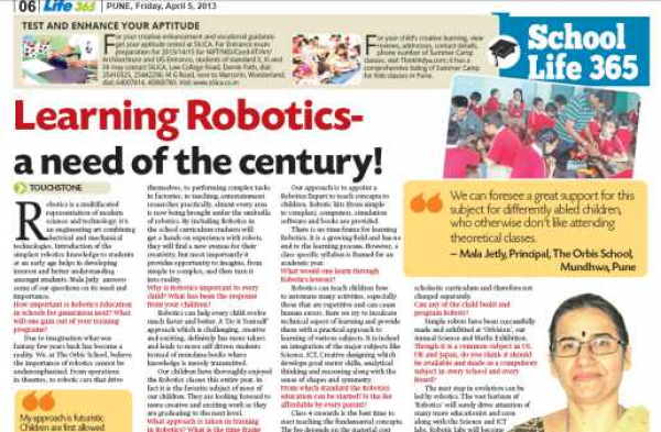 Robotics in The Orbis School
