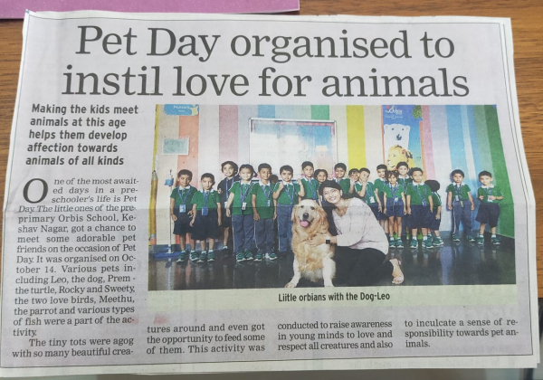 Pet Day organised to instil love for animals