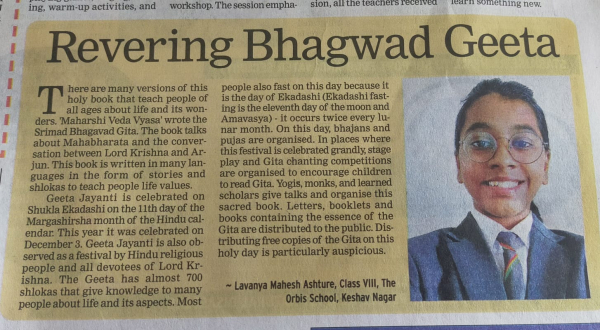 Revering Bhagwad Geeta